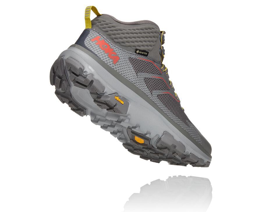 Botas De Montaña Hoka One One Hombre - Toa Gore-Tex - Gris - FWK638952